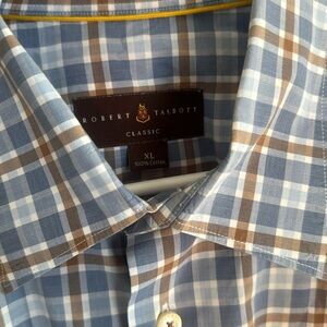 Robert Talbott Classic XL 100% cotton dress shirt for men